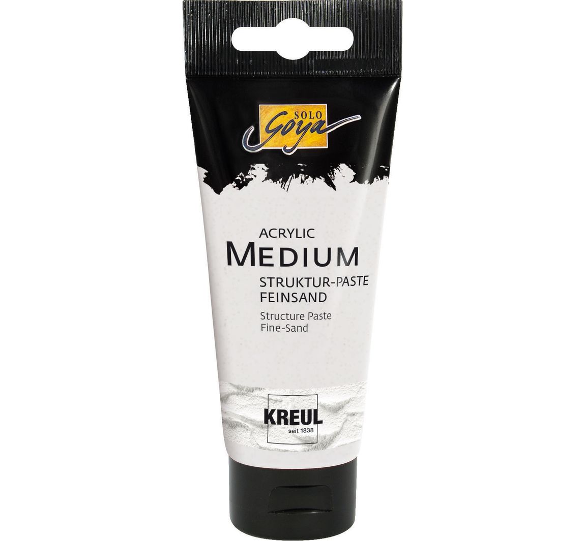 Acrylic Medium Struktur-Paste Feinsand - 100 ml