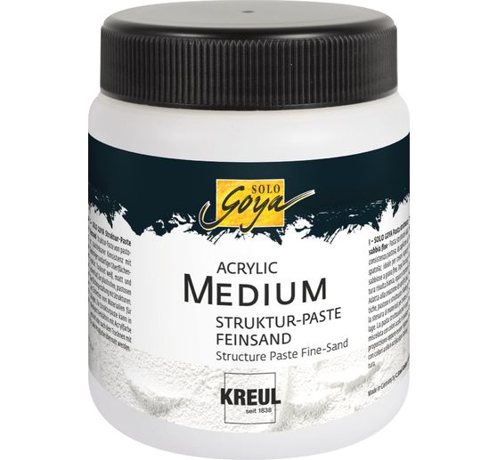 Acrylic Medium Struktur-Paste Feinsand