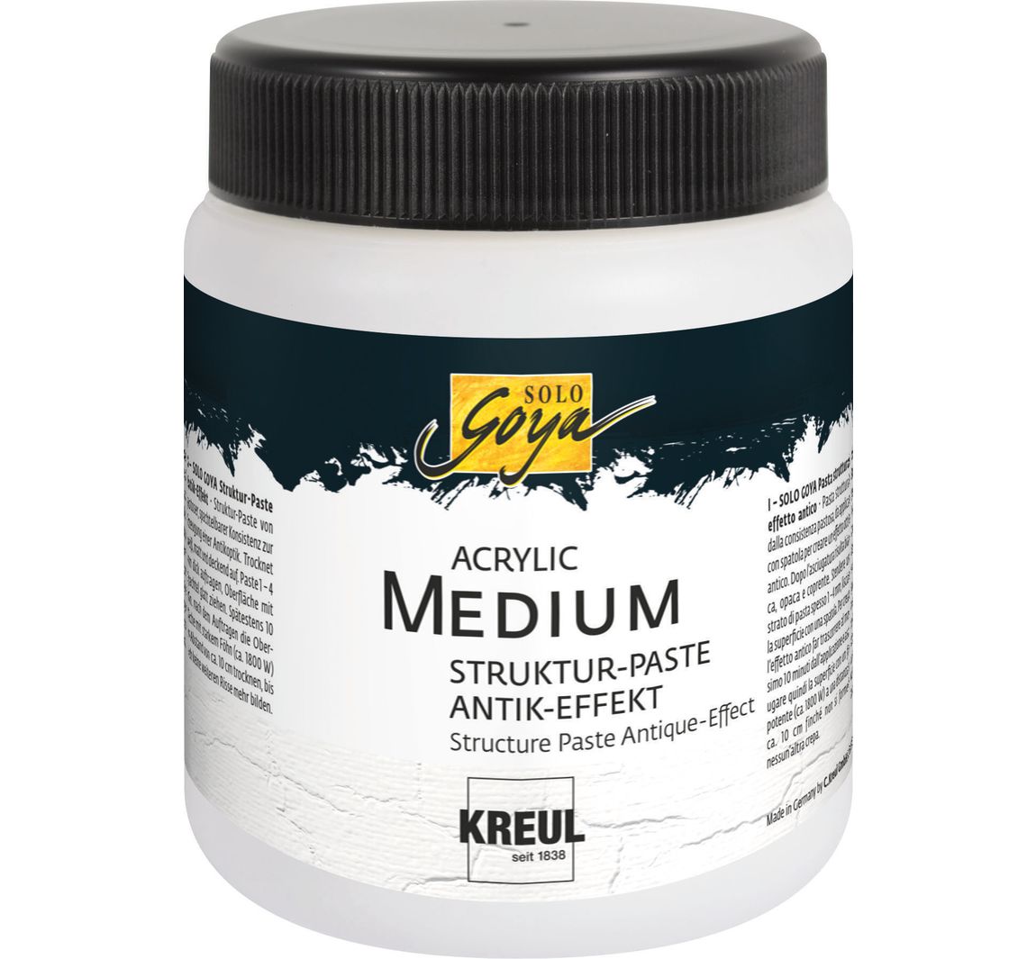 Acrylic Medium Struktur-Paste Antik-Effekt - 250 ml