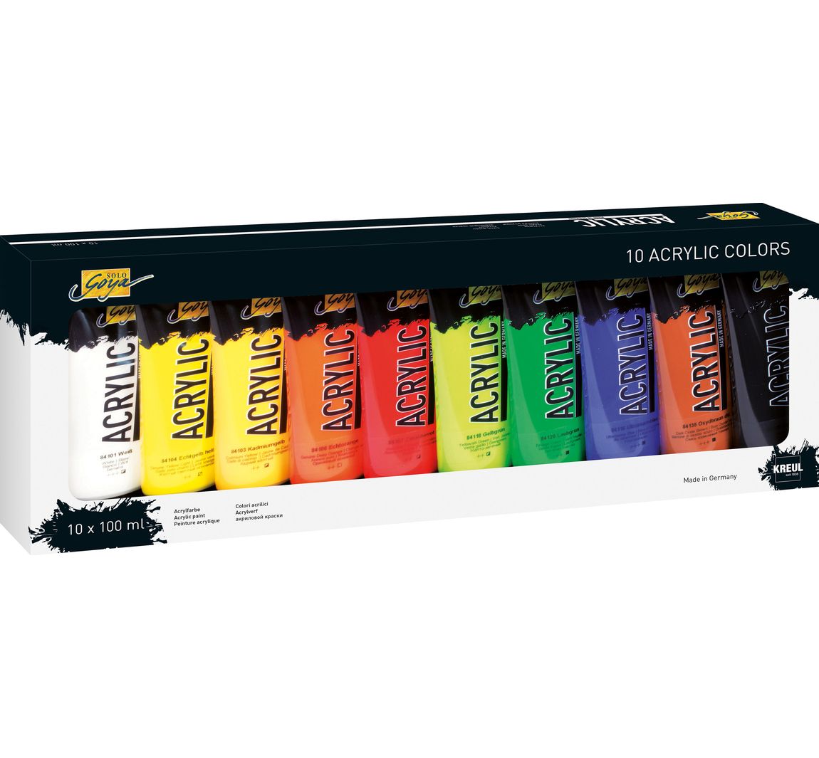 Solo Goya Acrylic 100 ml, 10er-Set