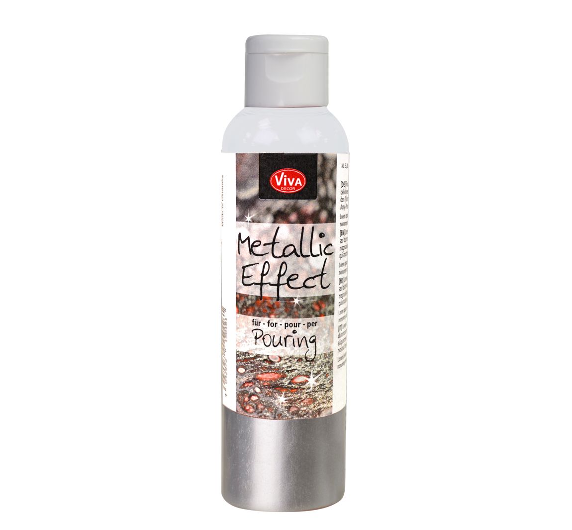 VivaDecor Metallic Effekt Pouring - Silber