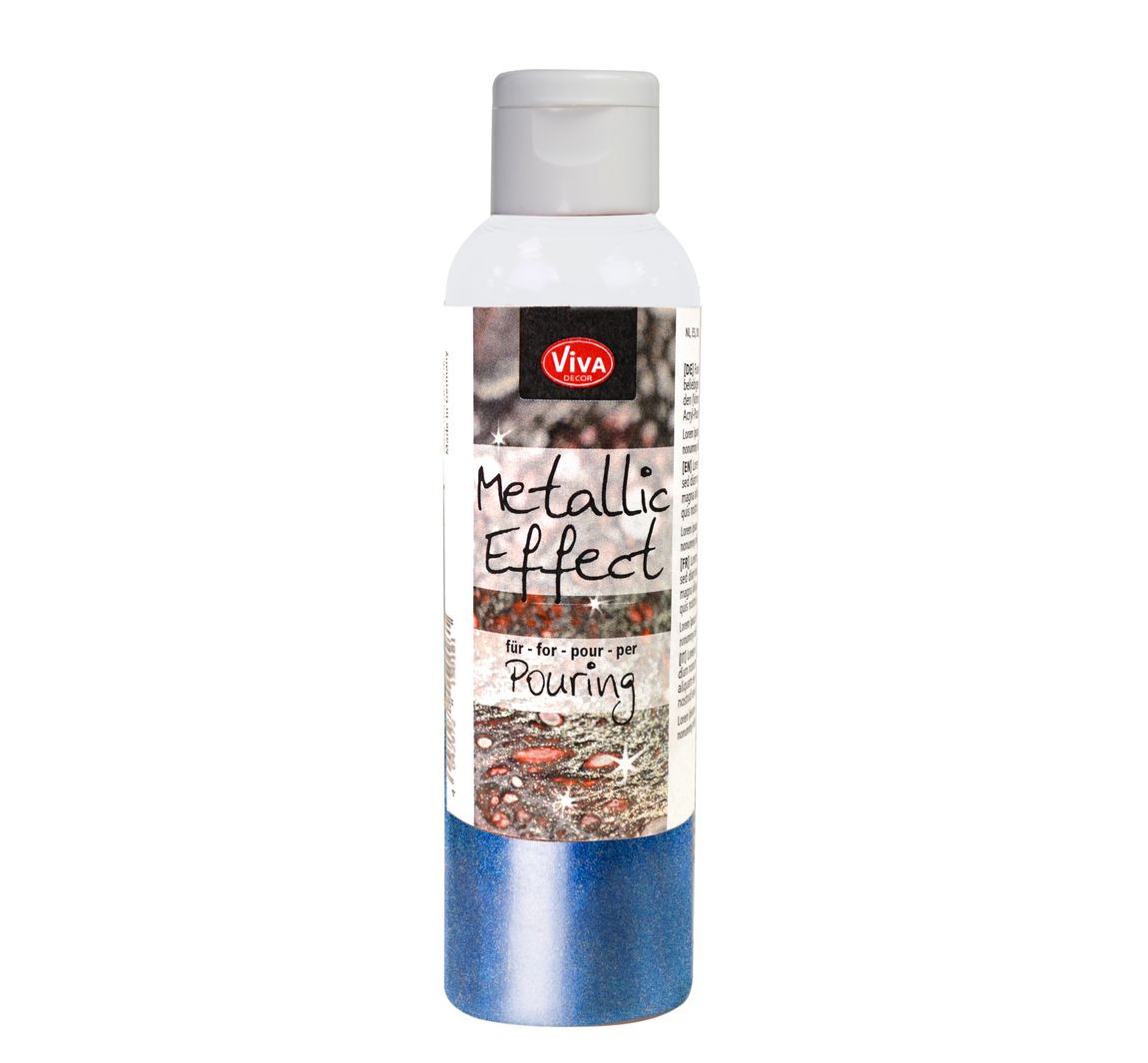VivaDecor Metallic Effekt Pouring - Blau