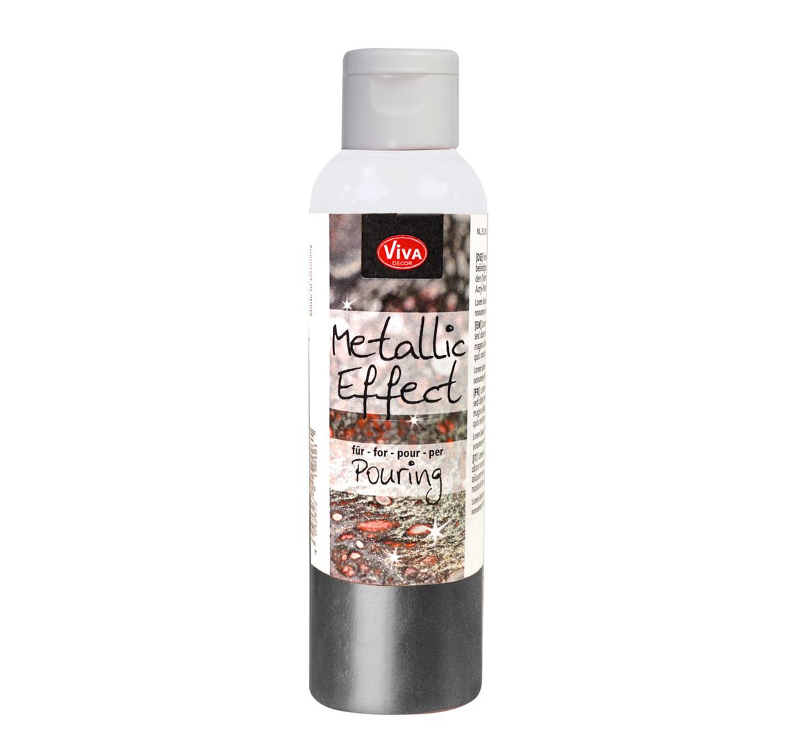VivaDecor Metallic Effekt Pouring - Stahl