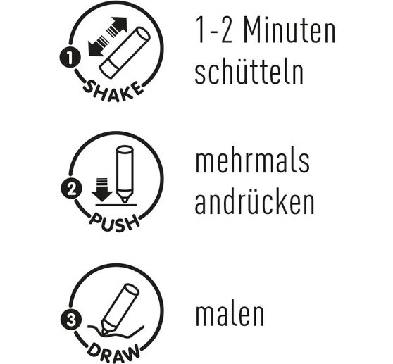 KREUL Triton Acrylic Marker "edge", 2er-Set, Schwarz & Weiß