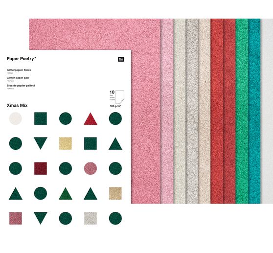 Glitterpapier "Xmas"