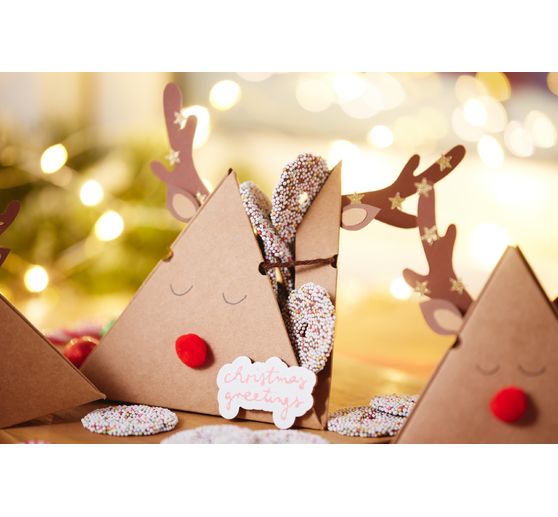 VBS Kraftkarton Geschenkbox "Pyramide"