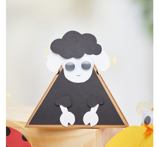 VBS Kraftkarton Geschenkbox "Pyramide"