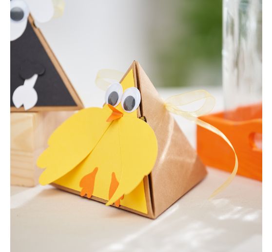 VBS Kraftkarton Geschenkbox "Pyramide"