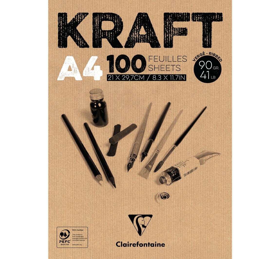 Kraftpapier-Block - DIN A4