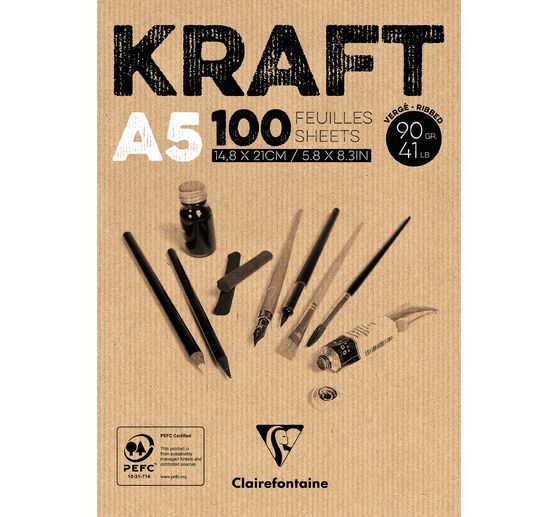 Kraftpapier-Block