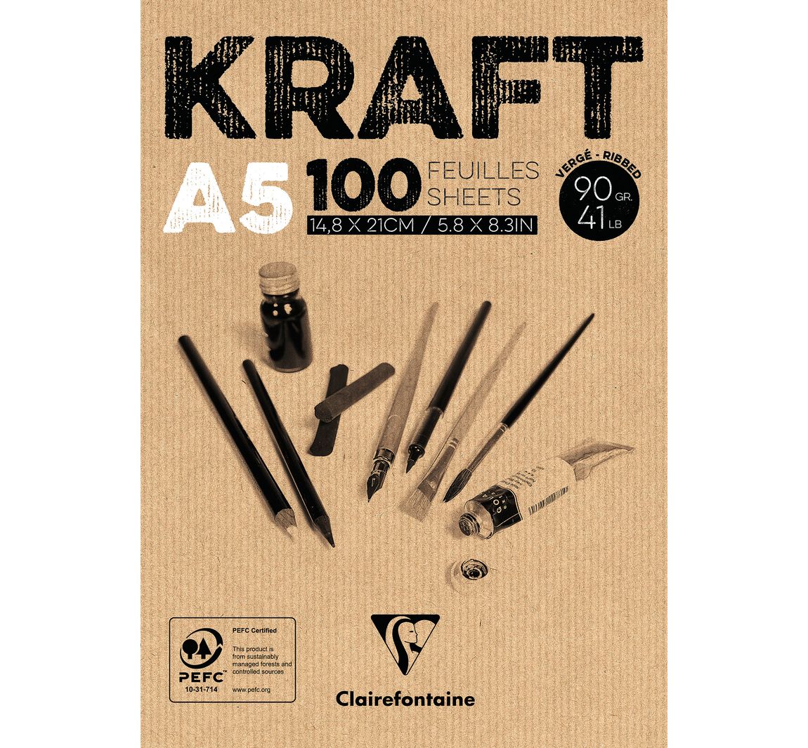 Kraftpapier-Block - DIN A5