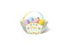 Easter baskets, 6 pieces