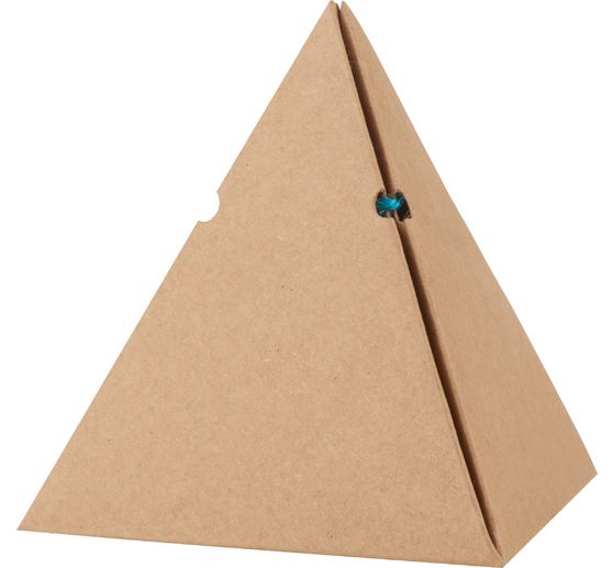 VBS Kraftkarton Geschenkbox "Pyramide"