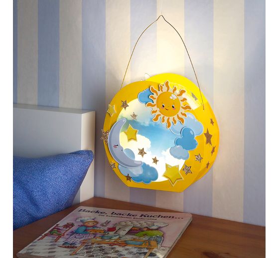 Laternen-Bastelset "Sonne, Mond und Sterne"