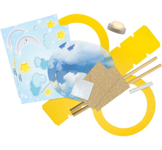 Laternen-Bastelset "Sonne, Mond und Sterne"