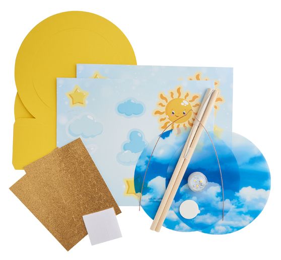Laternen-Bastelset "Sonne, Mond und Sterne"