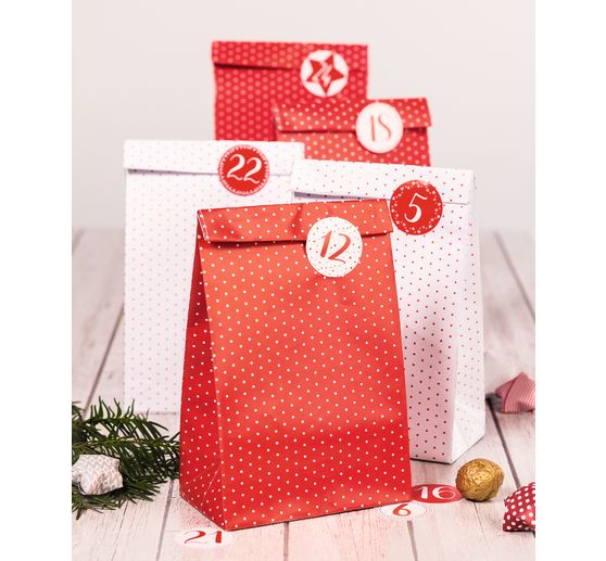 Maxi-Adventskalender-Set "Pünktchen"