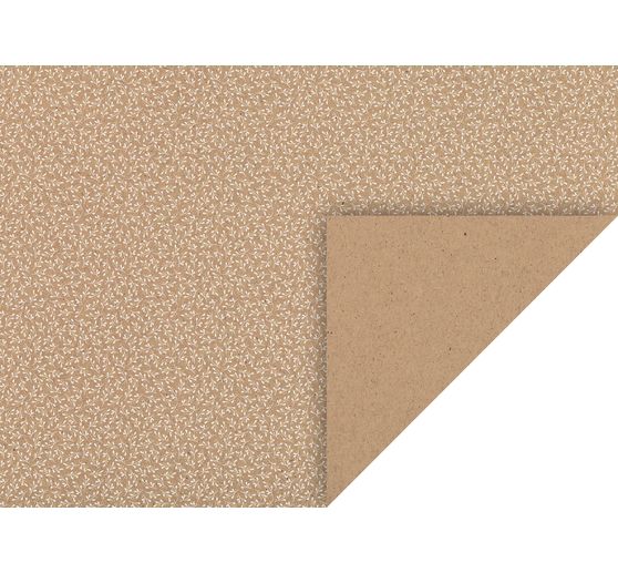 Natural cardboard "Misteltoe Gold"