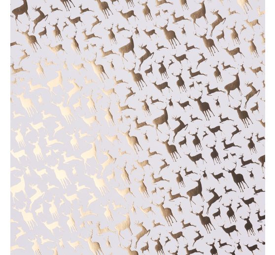 Faltpapier "Golden X-Mas"