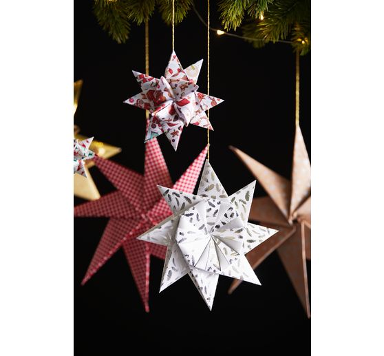 Faltpapier "Silver X-Mas"
