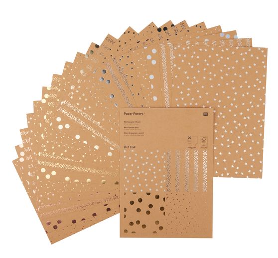 Motivblock "Kraftpapier Hot Foil"
