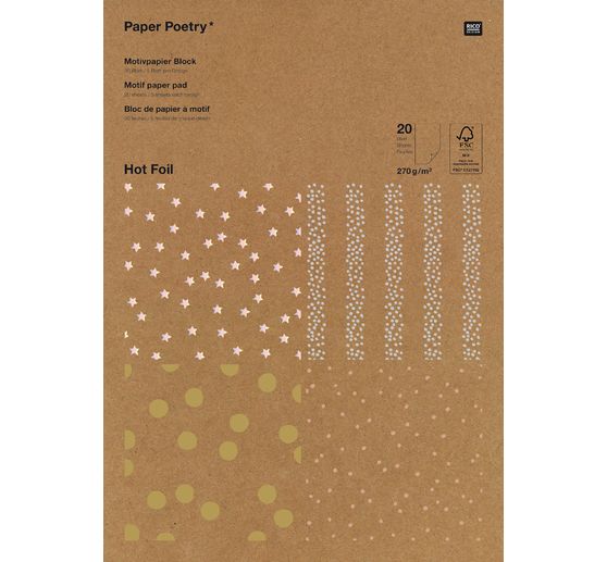 Motivblock "Kraftpapier Hot Foil"