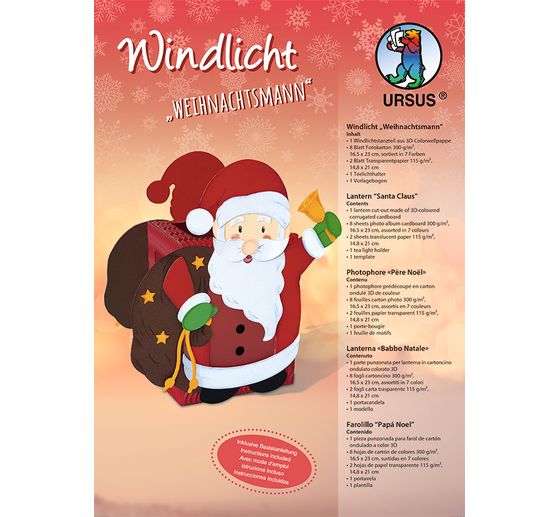 Wind light "Santa Claus"