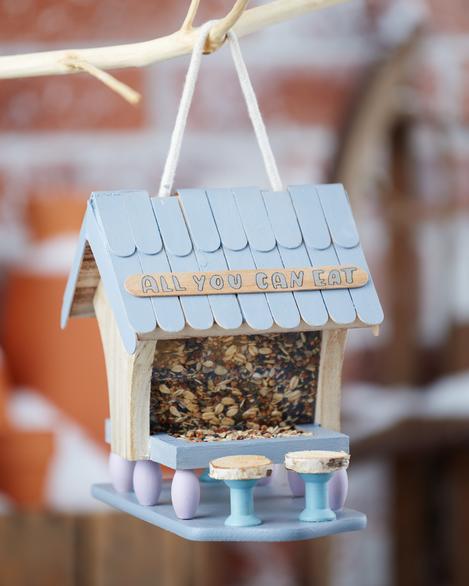 Vogelfutterhaus zum Aufhängen mit Motiv online kaufen kaufen bei