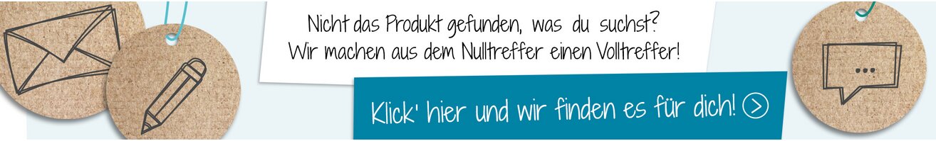 Kundenservice-Banner zur Kontaktaufnahme bei keinem Suchergebnis. Kundenservice-Telefonnummer: + 49 (0) 4231 - 668 26