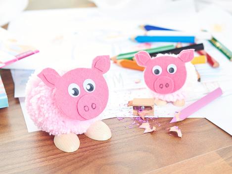 Anleitung Niedliche Pompon Bauernhoftiere Vbs Hobby Bastelshop