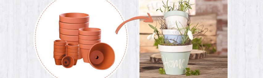 Terrakotta für Ihre Gartendeko