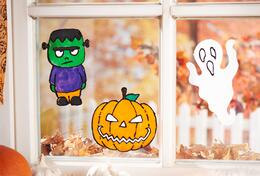 Halloween Fensterbilder