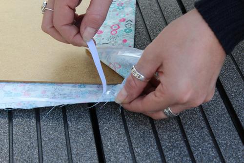 Memoboard selber machen Anleitung Schritt 5
