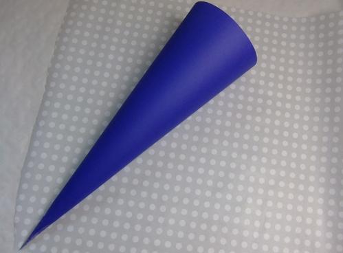 Schultüte basteln Anleitung Rohling fertig 2