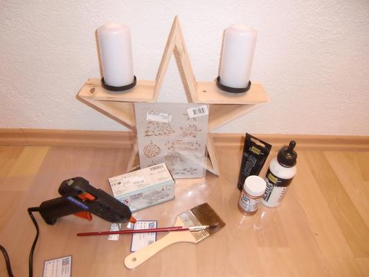 Weihnachtsdeko in Metallic-Look