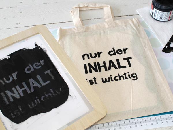 Siebdruck selbermachen mit Anleitung
