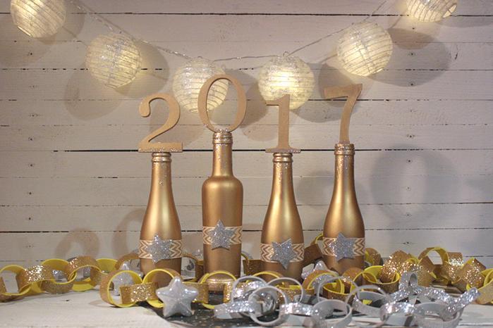 Silvesterdeko selber machen