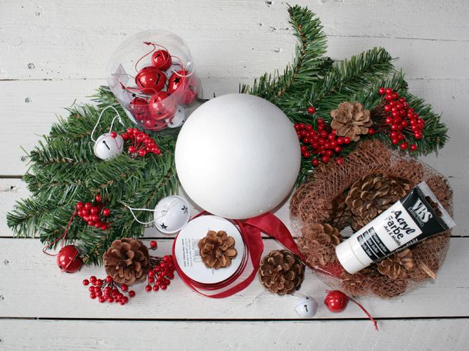 Weihnachtliche Dekokugel 