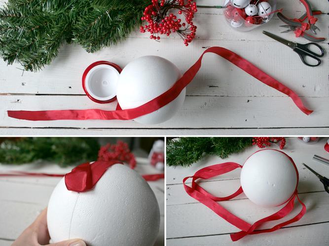 Weihnachtliche Dekokugel
