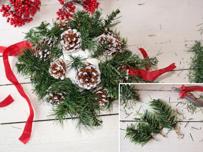 Weihnachtliche Dekokugel