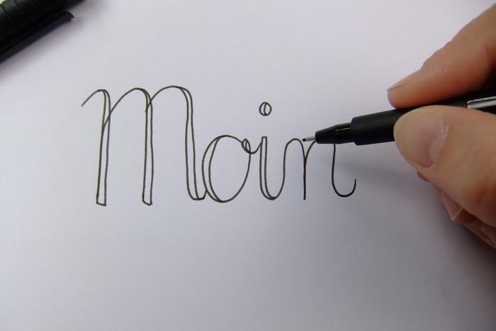 Hand lettering Tutorial 3