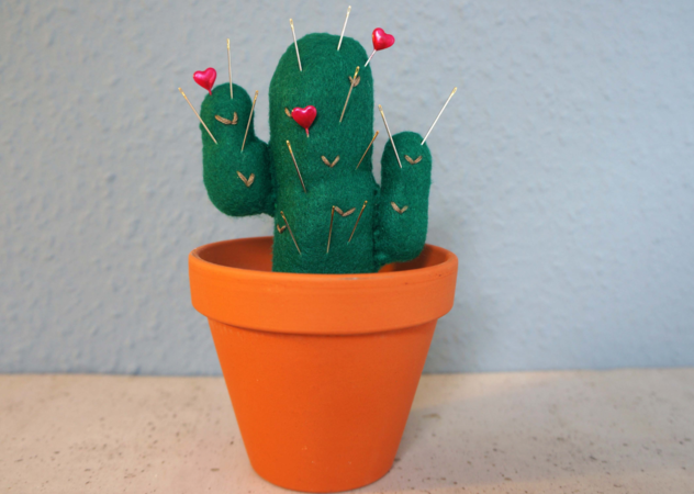 Nadelkissen Kaktus selber machen